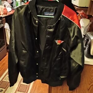 Swingster Black and Red Men's Bomber Jacket